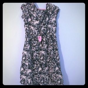 Butterfly print dress